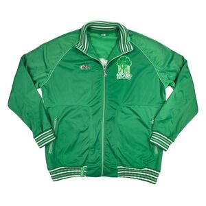 LRG Roots and Equipment Green Track Jacket Treehouse Embroidery XXL